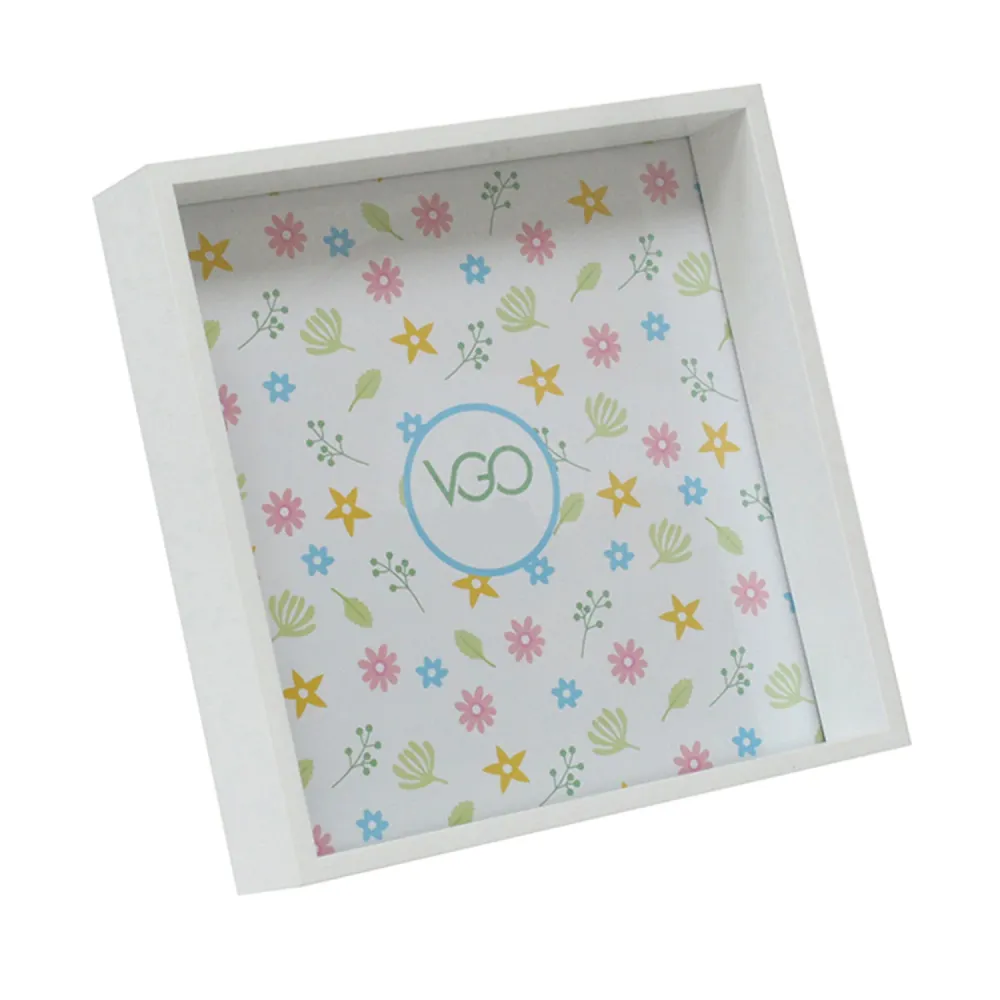 Marco de plástico cuadrado Blanco Tienda VGO