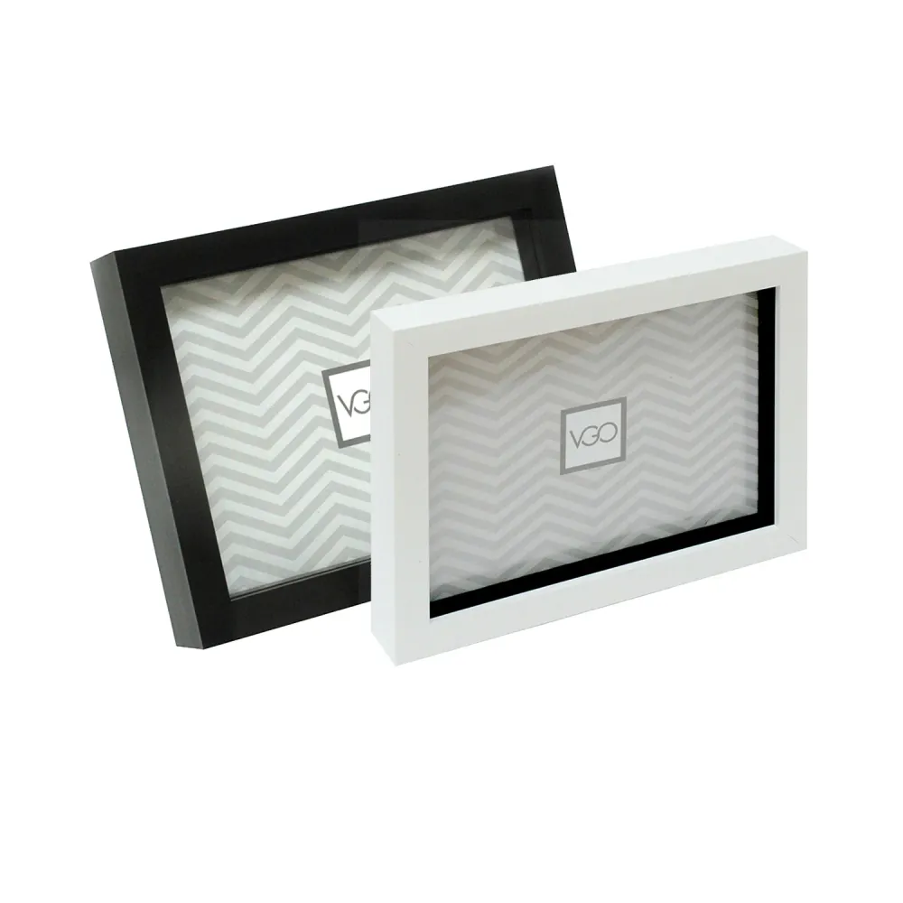Marco de plástico shadow box (15 mm) Blanco Tienda VGO