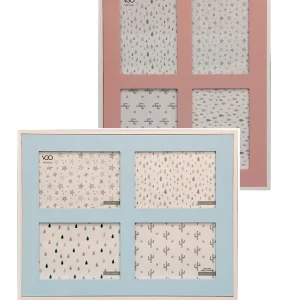 Marcos de madera múltiples infantiles Rosado Tienda VGO