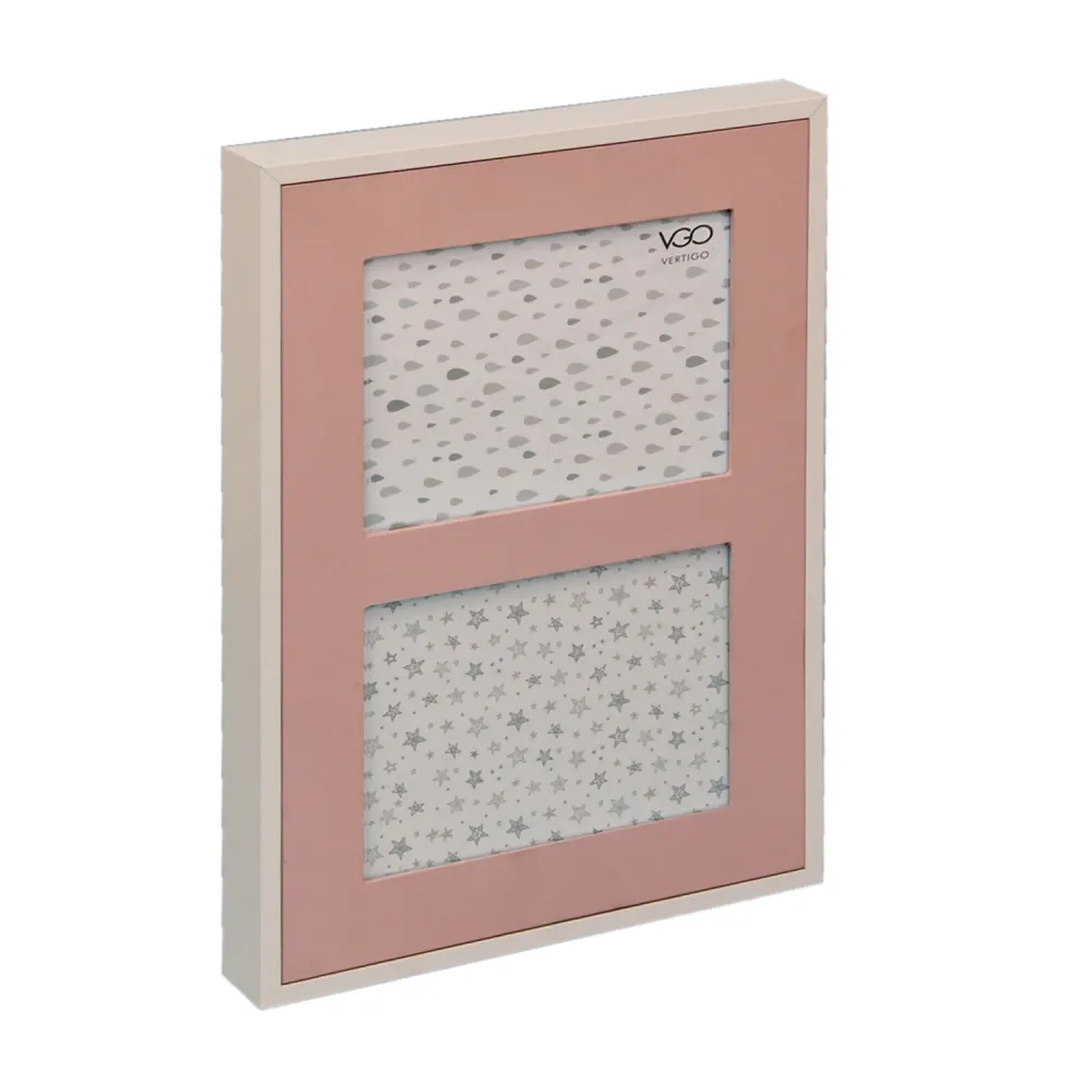 Marcos de madera múltiples infantiles Rosado Tienda VGO