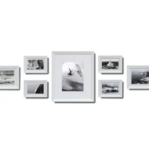 Set de 7 marcos para fotos blancos Tienda VGO