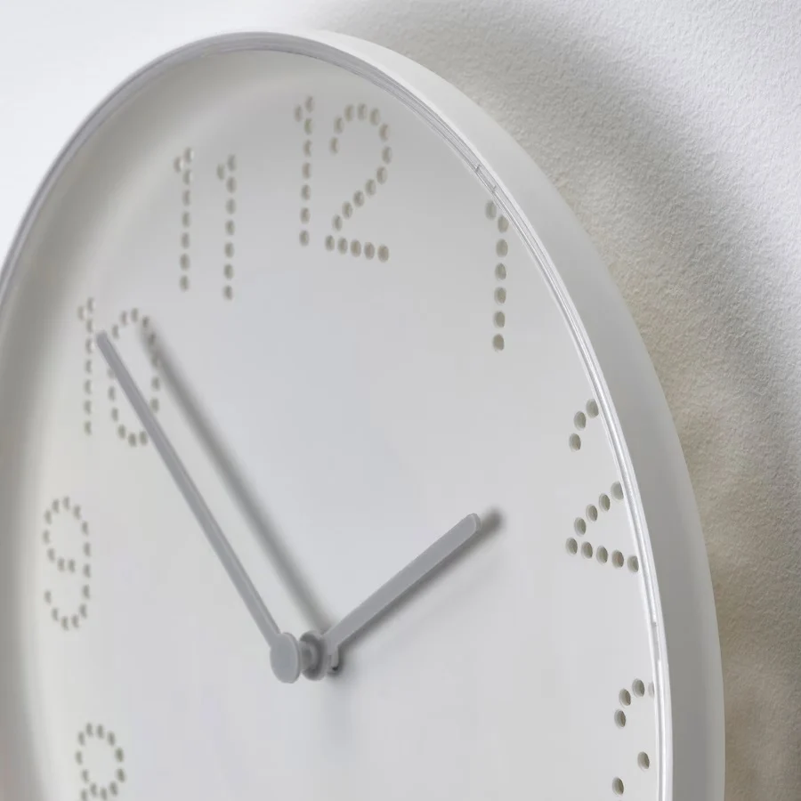 TROMMA RELOJ DE PARED BLANCO 25CM