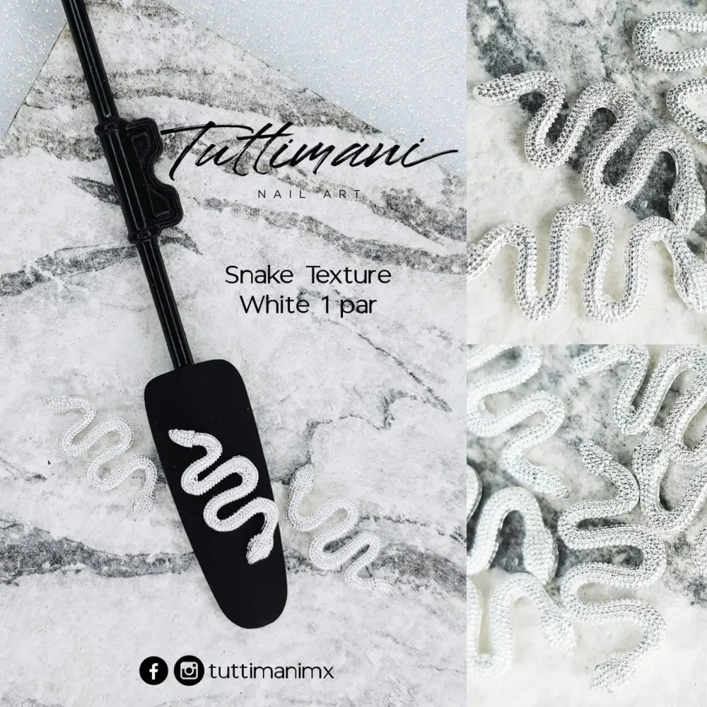 Snake texture White (PAR) TUTTIMANI
