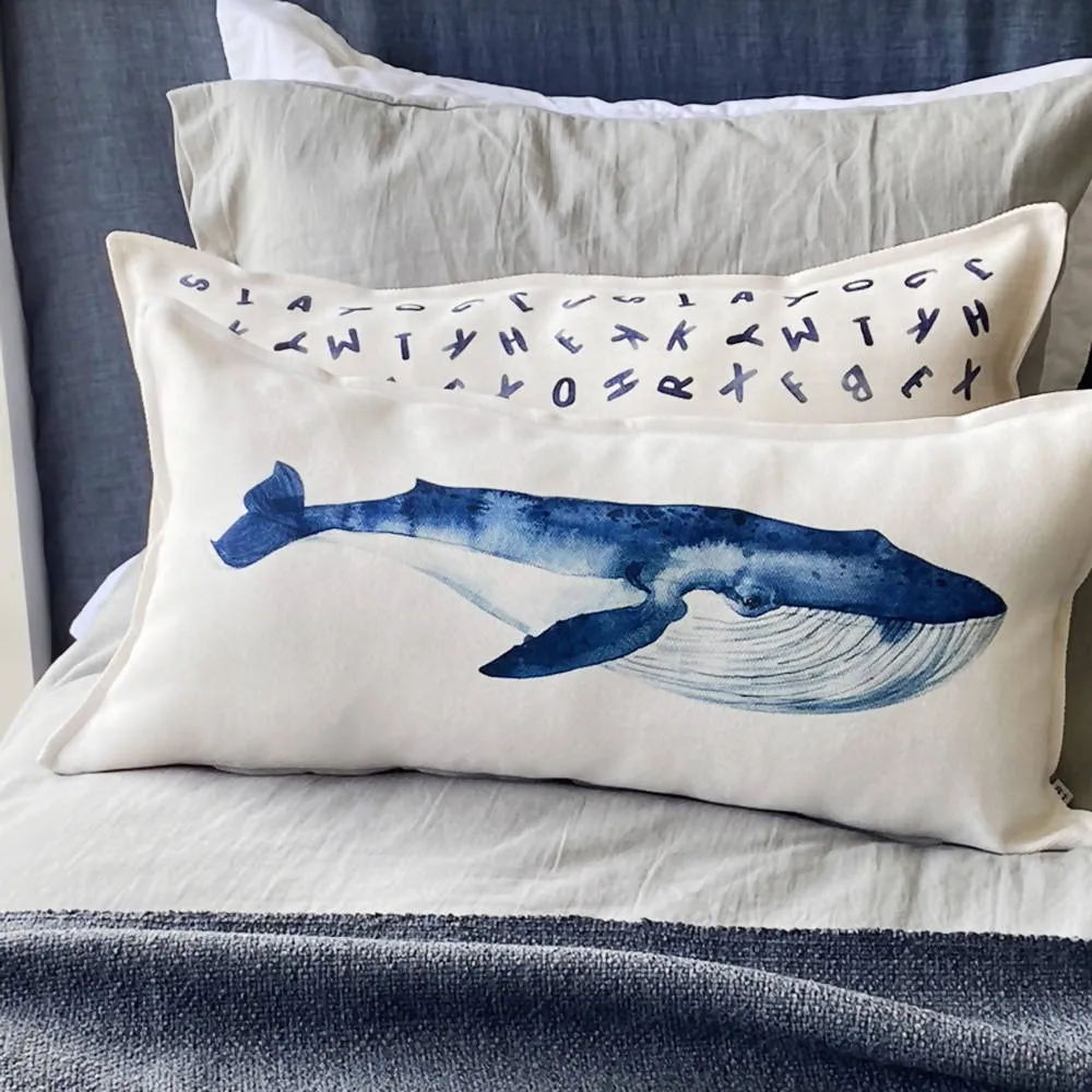 Cojín Ballena Azul - 70 x 35 Tuyo Print