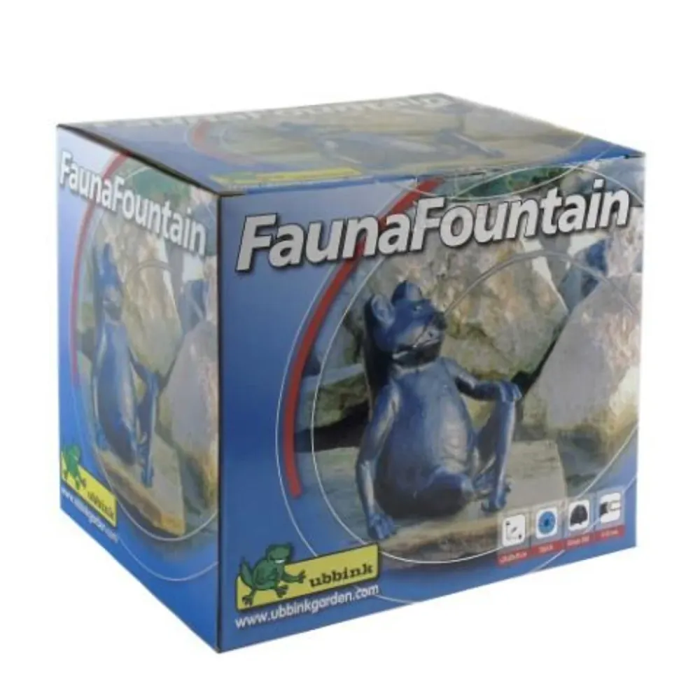 Gárgola Rana sentada 20CM - Escupidor para pequeño juego de agua - Ubbink