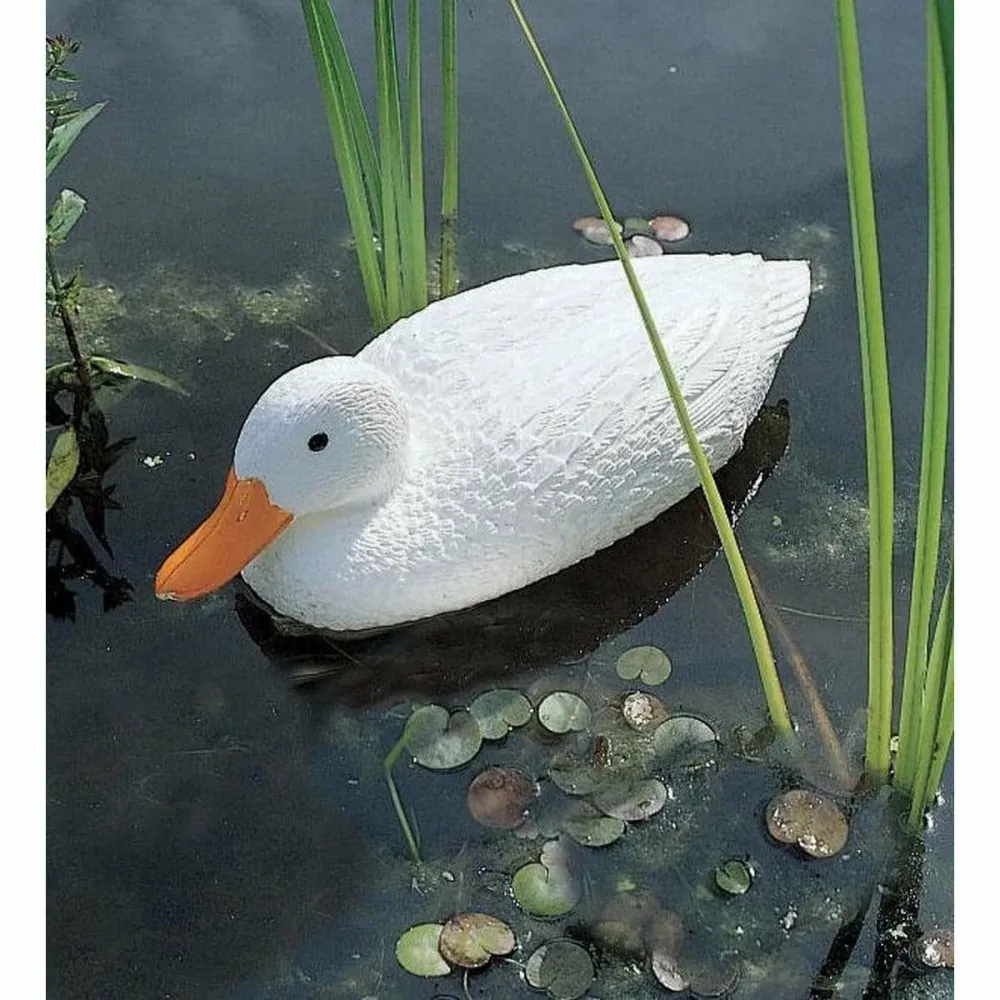 Pato silvestre blanco 38.5CM - Pato flotante decorativo Ubbink
