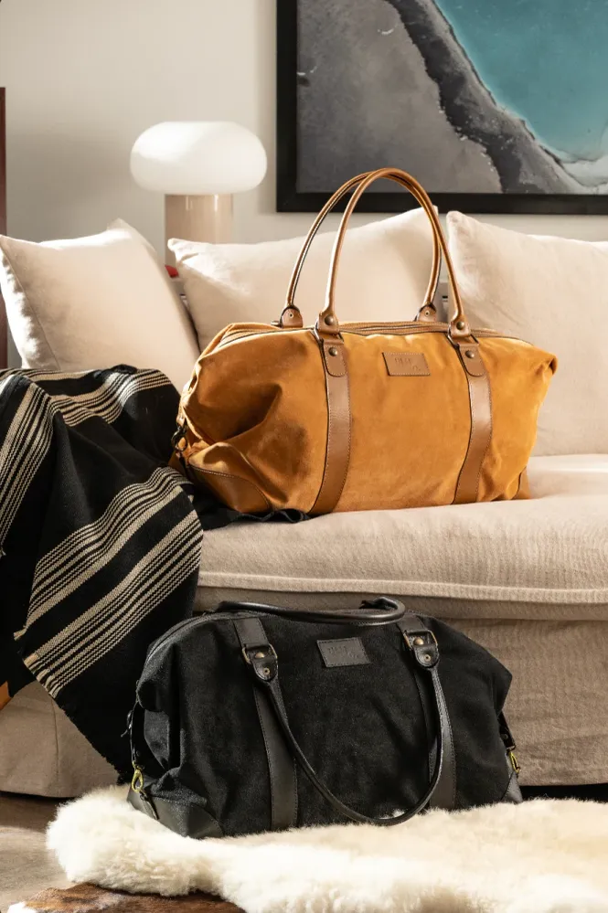 Bolso Baker Tostado - Cuero Carpincho ULMMO