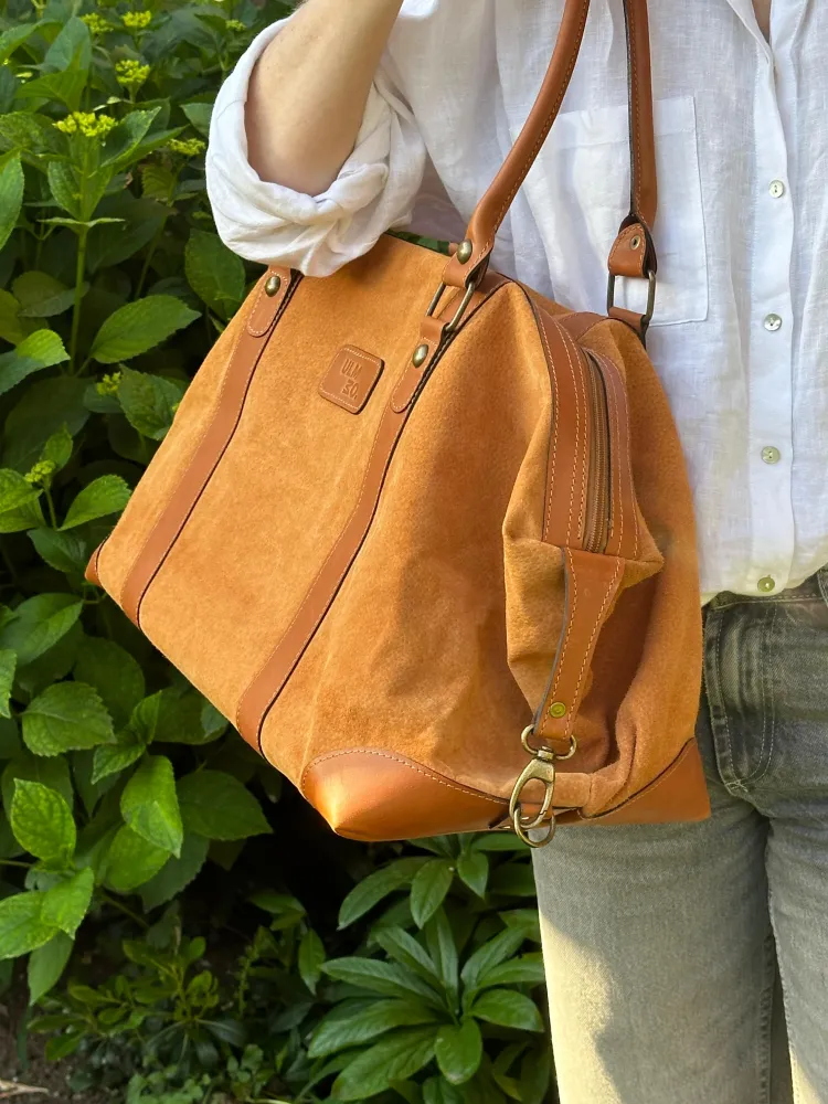 Bolso Baker Tostado - Cuero Carpincho ULMMO