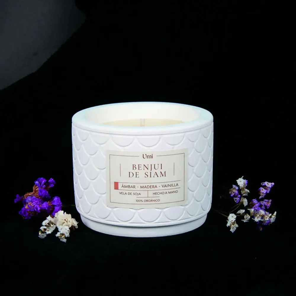 Vela de soja Umi aroma Benjui de Siam 200 gr Umi velas