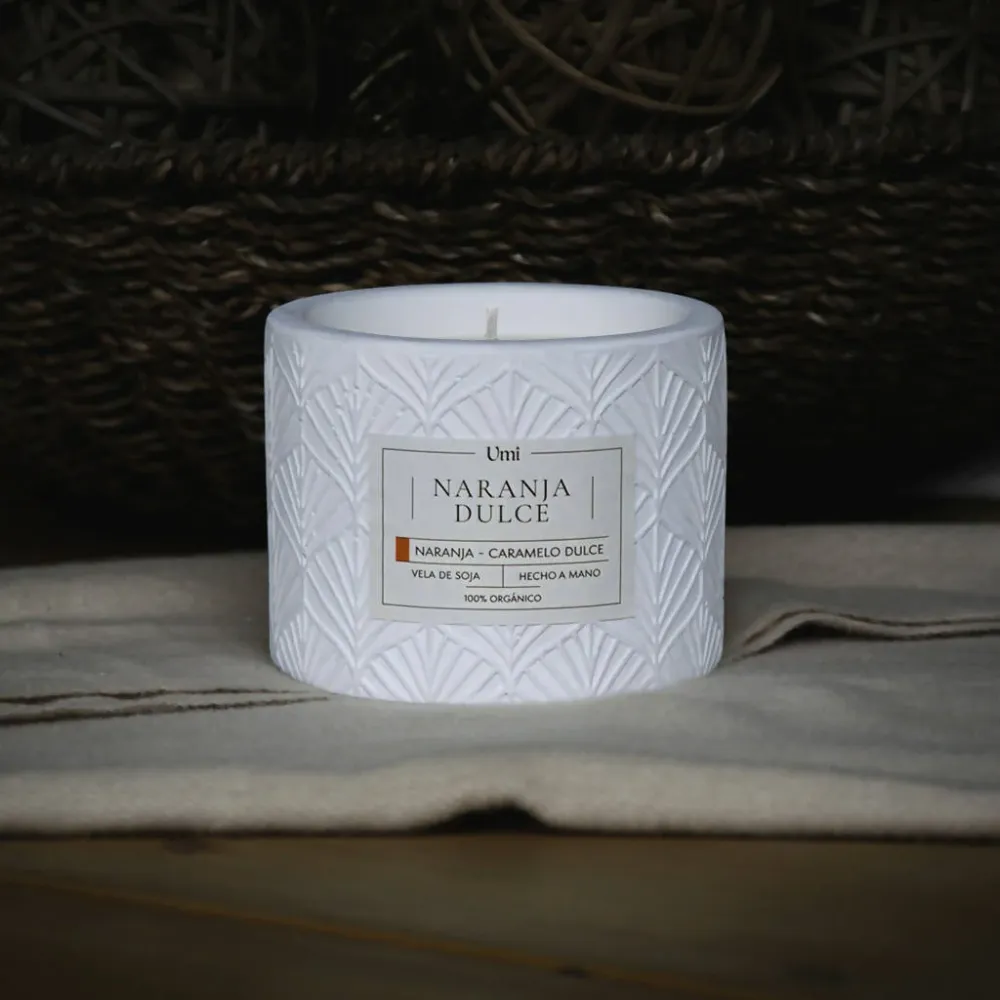Vela de soja Umi Aroma Naranja dulce 200 gr Umi velas