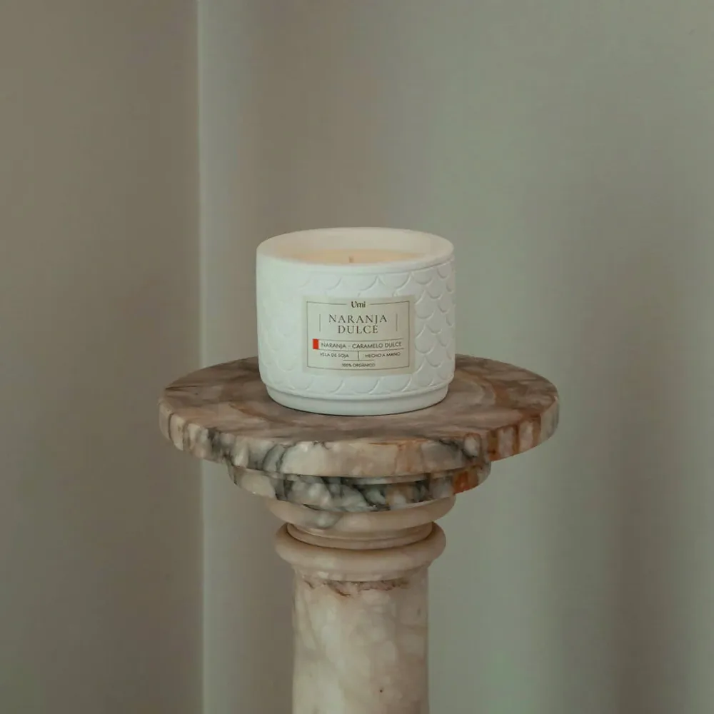 Vela de soja Umi Aroma Naranja dulce 200 gr Umi velas