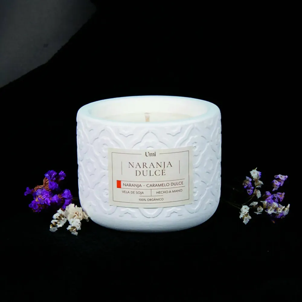 Vela de soja Umi Aroma Naranja dulce 200 gr Umi velas
