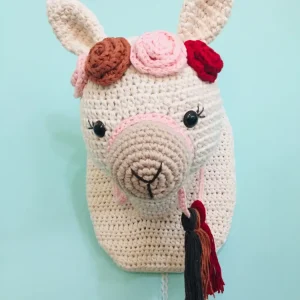 Cabeza Decorativa Llamita UN LUNAR