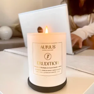 VELA AROMATERAPIA ERUDITION | Concentración & Claridad Mental