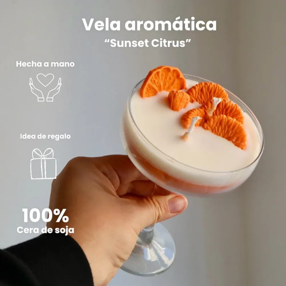 Vela aromática “Sunset Citrus»