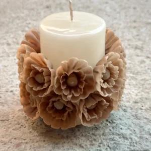 Vela de cera de abejas Guillermina