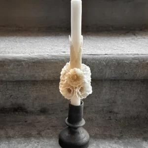 Vela cónica de cera de abejas Luz