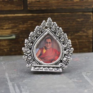 Marco de fotos del Dalai Lama con diseño de llama pequeñ vendor-unknown