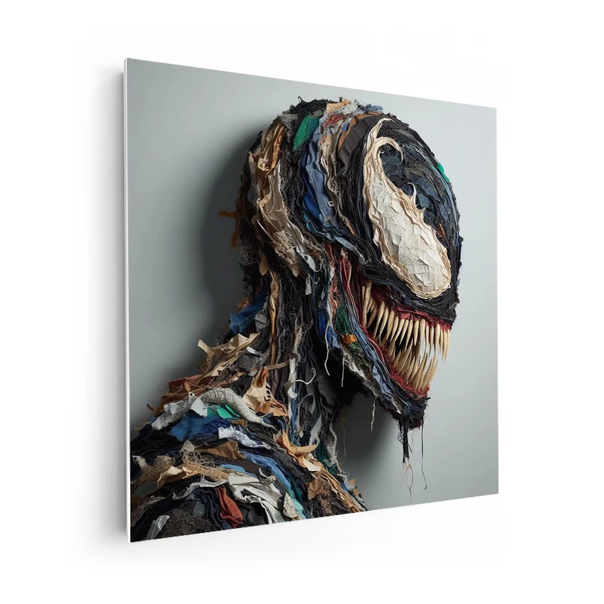 Venom Perfil Tela Colores Poster