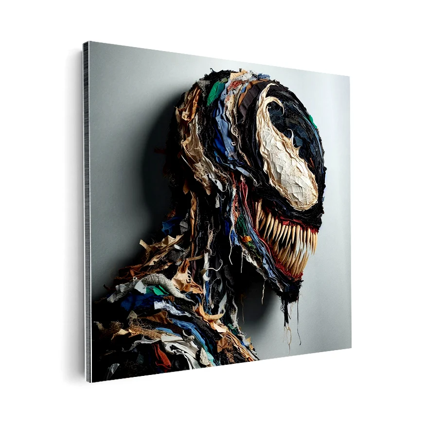 Venom Perfil Tela Colores Poster