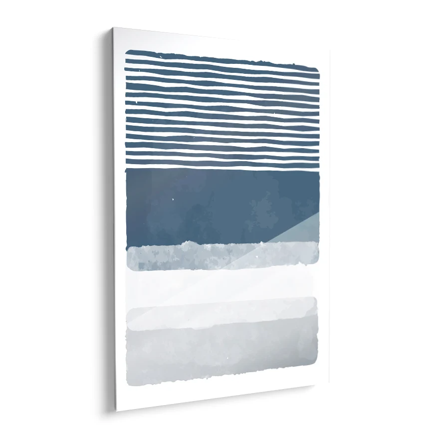 Ventana Al Mar Cuadríptico Poster
