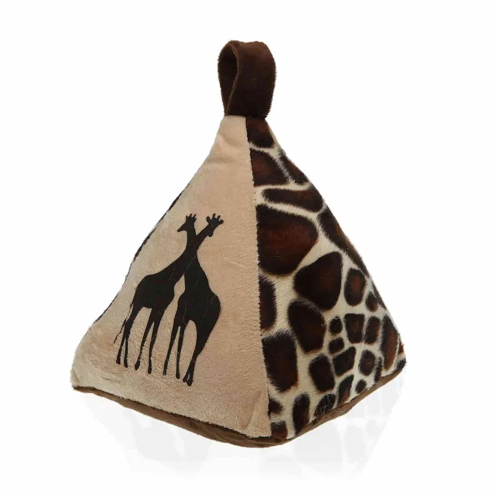 Sujetapuertas triangulo Jirafa 16 x 14 x 19 cm 16 x 14 x 19 cm VERSA