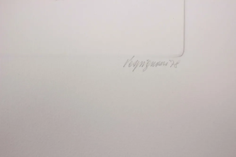VESPIGNANI Renzo, Marta, 1978, Aguafuerte aguatinta original firmada