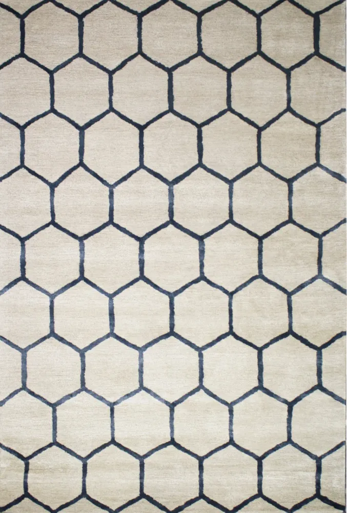 Tapete Viene Panal Beige / Blue Beige VIENA