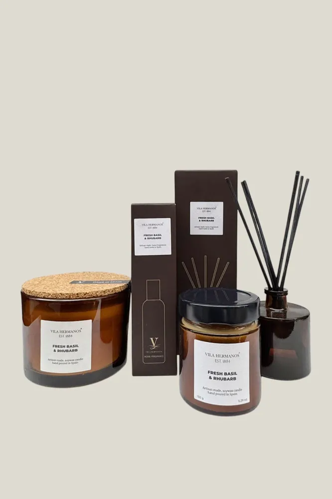 Apothecary Albahaca fresca y ruibarbo Vila hermanos
