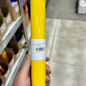 Vinilo Textil Adhesivo 30x100 cm Amarillo