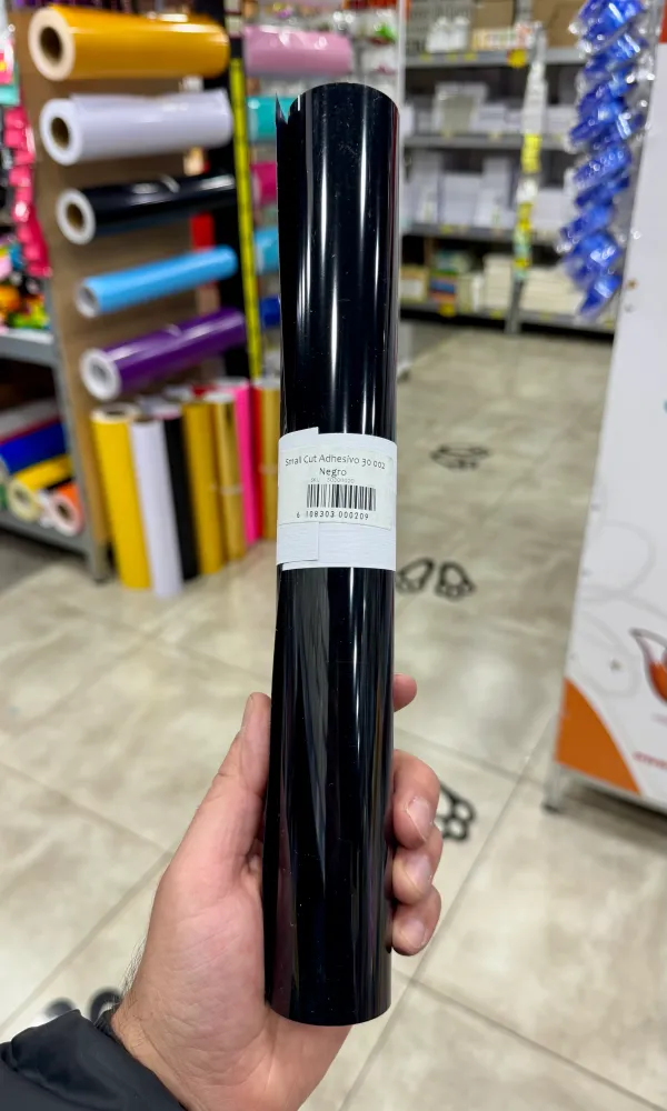 Vinilo Textil Adhesivo 30x100 cm Negro
