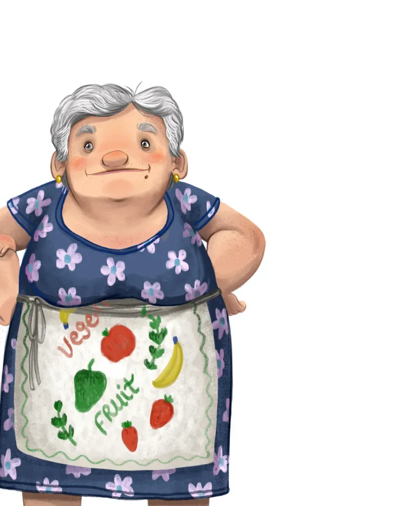 Lámina Amigas pa to la vida - Abuelas Violeta Quiñones