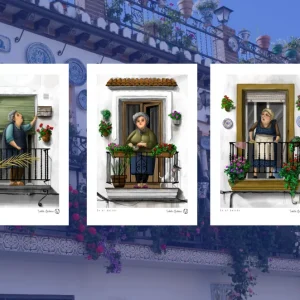 Lámina Balcón Abuelas (Individuales) Violeta Quiñones