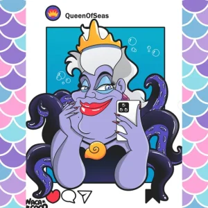 Lámina Queen seas Wacacoco