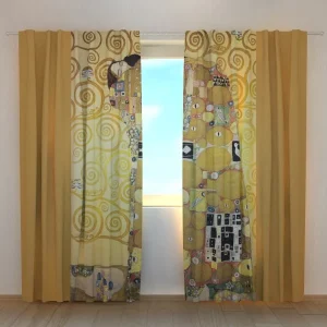 Cortina El Abrazo Gustav Klimt Wellmira España