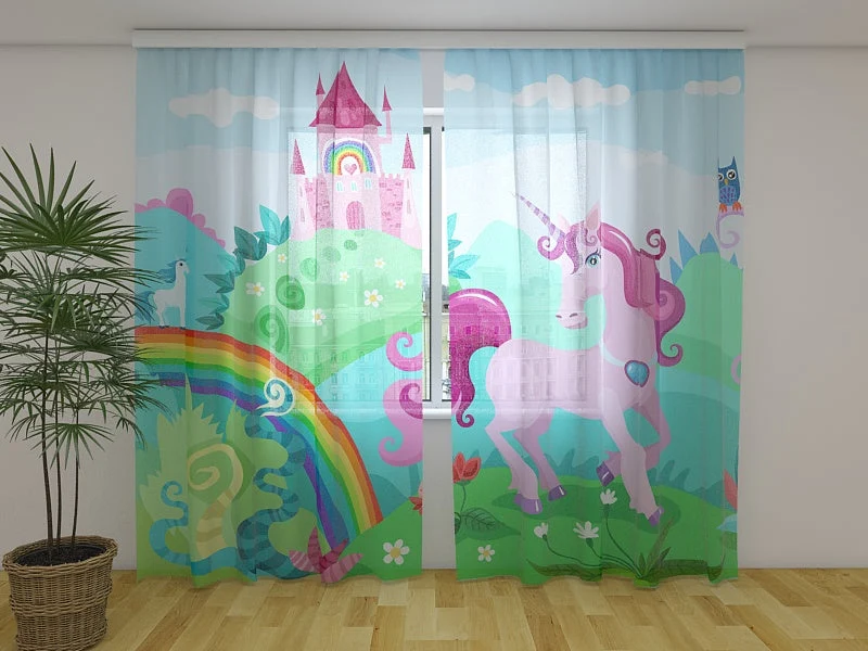 Cortina País Mágico y Unicornio Wellmira España