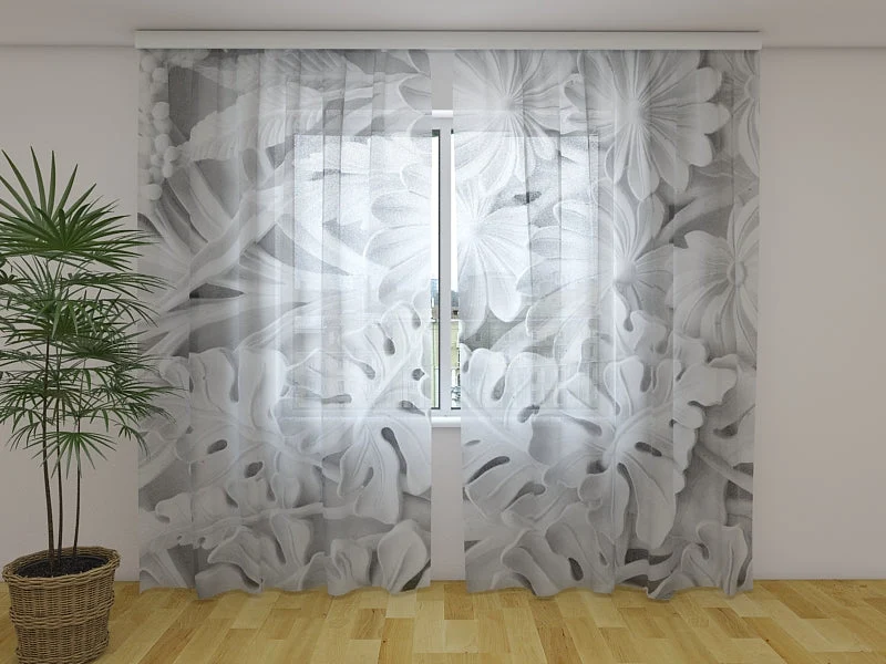 Cortina Relieve Floral Wellmira España