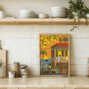 Batroun Bahsa Art Print A4 WhyNatt