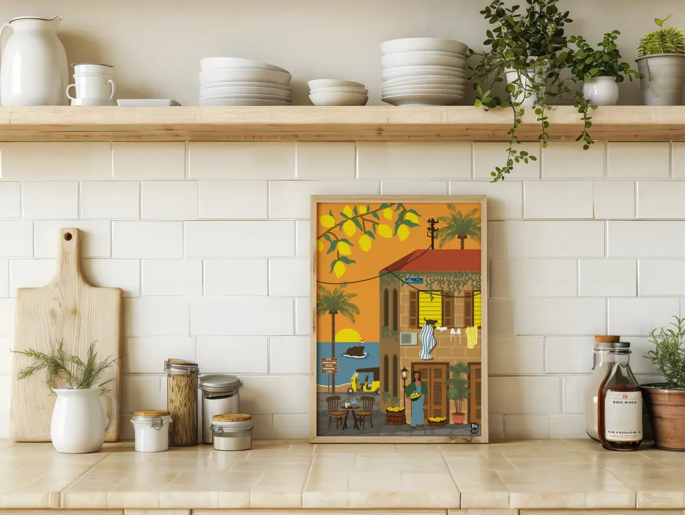 Batroun Bahsa Art Print A4 WhyNatt