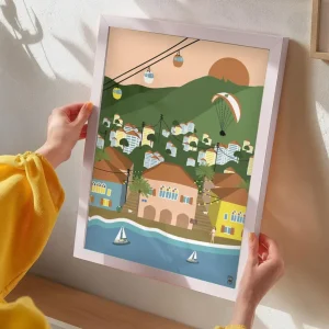 Jounieh Art Print A4 WhyNatt