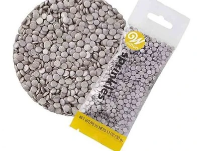 WILTON SPRINKLES CONFETTI PLATEADO 1.1 OZ (30G) Wilton & OZ