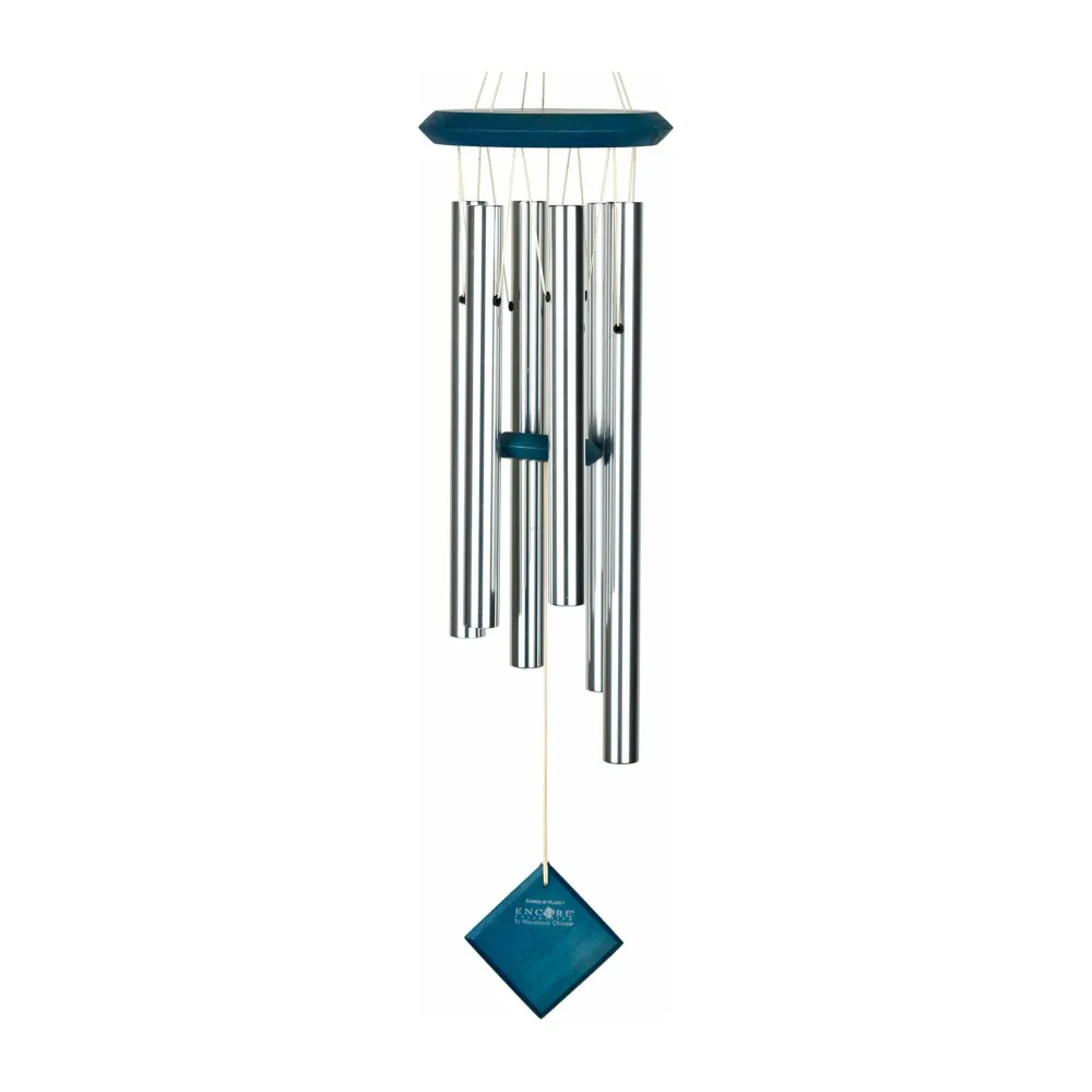 Campana de viento Plutón - Plateado Azul - 68CM Woodstock