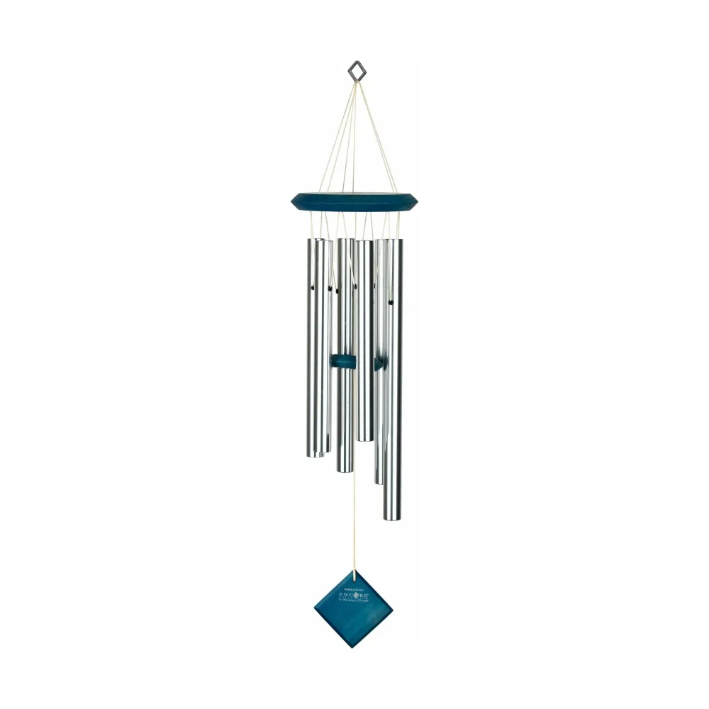 Campana de viento Plutón - Plateado Azul - 68CM Woodstock