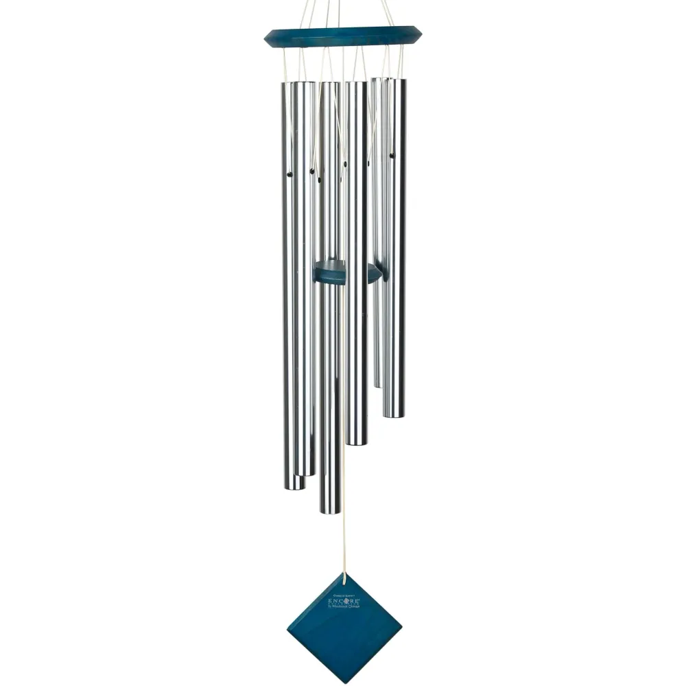 Campana de viento Tierra - Plateado Azul - 94CM Woodstock
