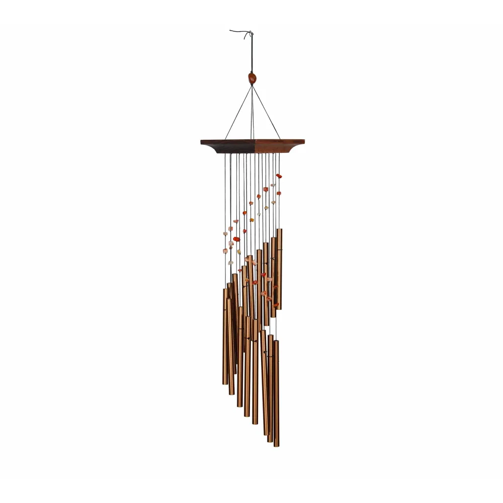 Carillón de Viento Espiral Mística Ámbar - 55CM Woodstock
