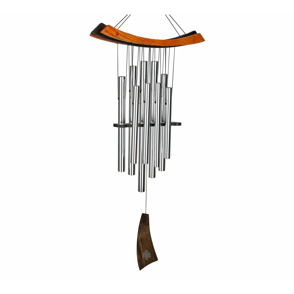Carillón de Viento Sanación - Plateado - 85CM Woodstock