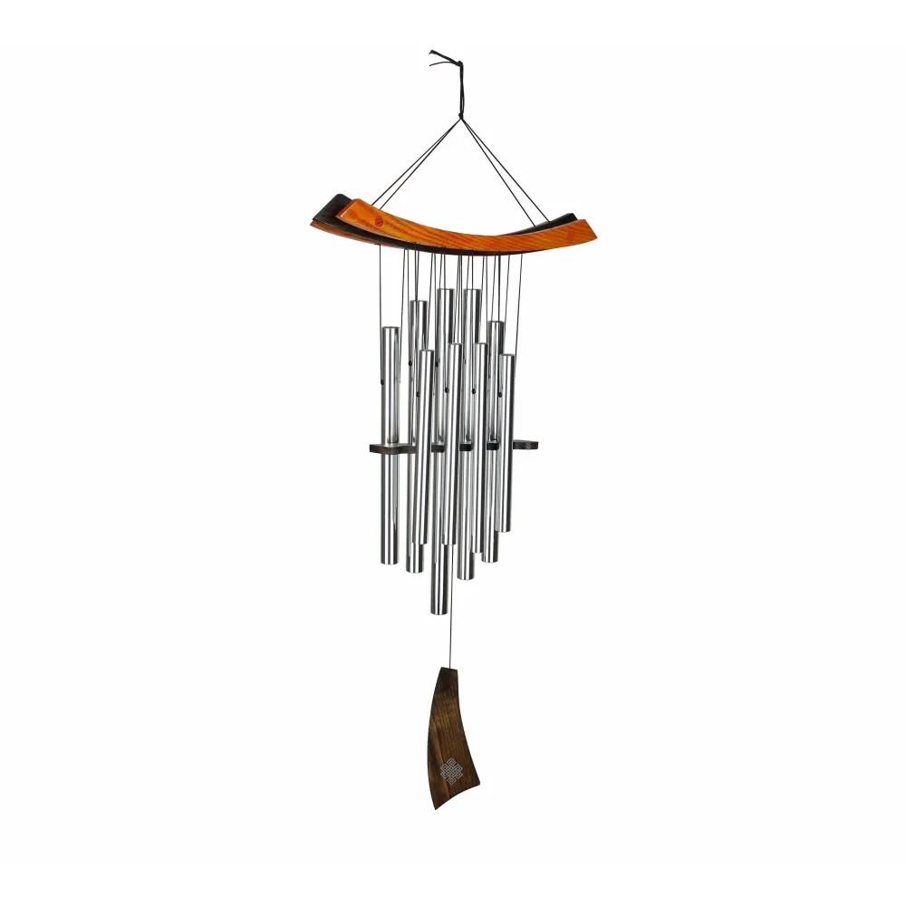 Carillón de Viento Sanación - Plateado - 85CM Woodstock