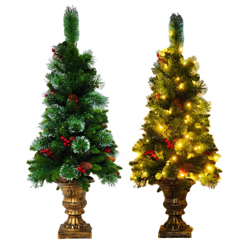 Árbol de Navidad Montana de 4 Pies con Base Yiwu Santan