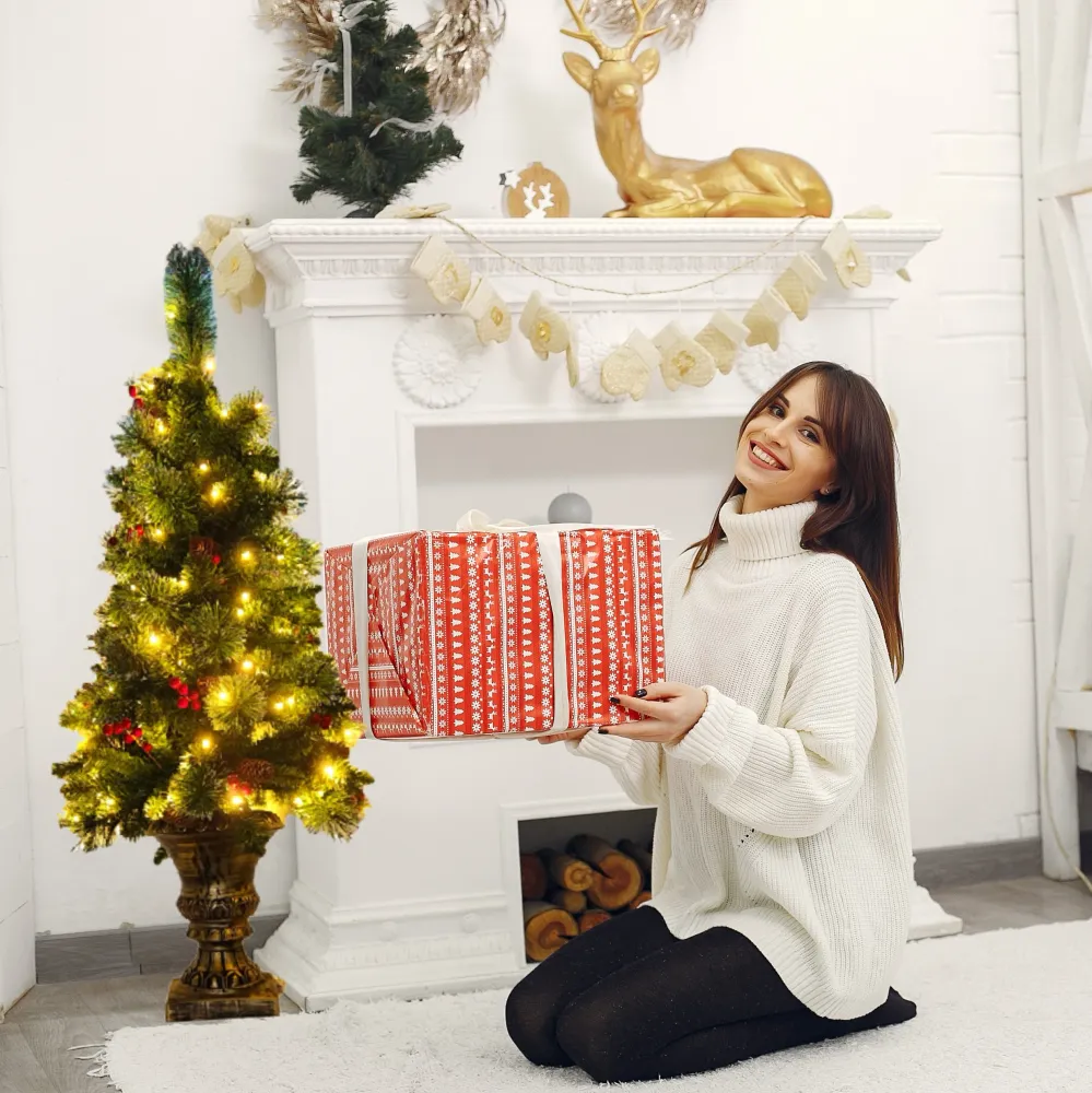 Árbol de Navidad Montana de 4 Pies con Base Yiwu Santan