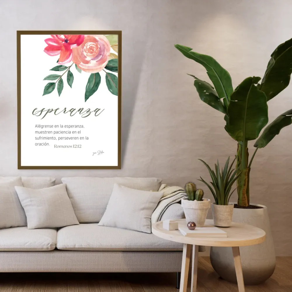 Deco Cuadro "Esperanza" Blanco Zoe Studio
